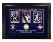 Kris Bryant Signed Baseball w/Chicago Cubs 16x19" Shadow Box Display (JSA)
