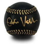 Eddie Vedder Signed Official Major League Baseball - Rare Black Baseball w/Gold Stitching (JSA LOA)