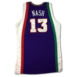 Steve Nash Signed Phoenix Suns Italy Edition Jersey - NBA Live 06 Europe Tour (JSA LOA)