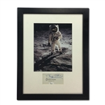 Buzz Aldrin Signature Cut  in a Framed 18x14" Display (JSA)