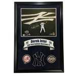Derek Jeter Signed 100th World Series NY Yankees  Framed 28x40" Display (MLB/Steiner/M.Memories)