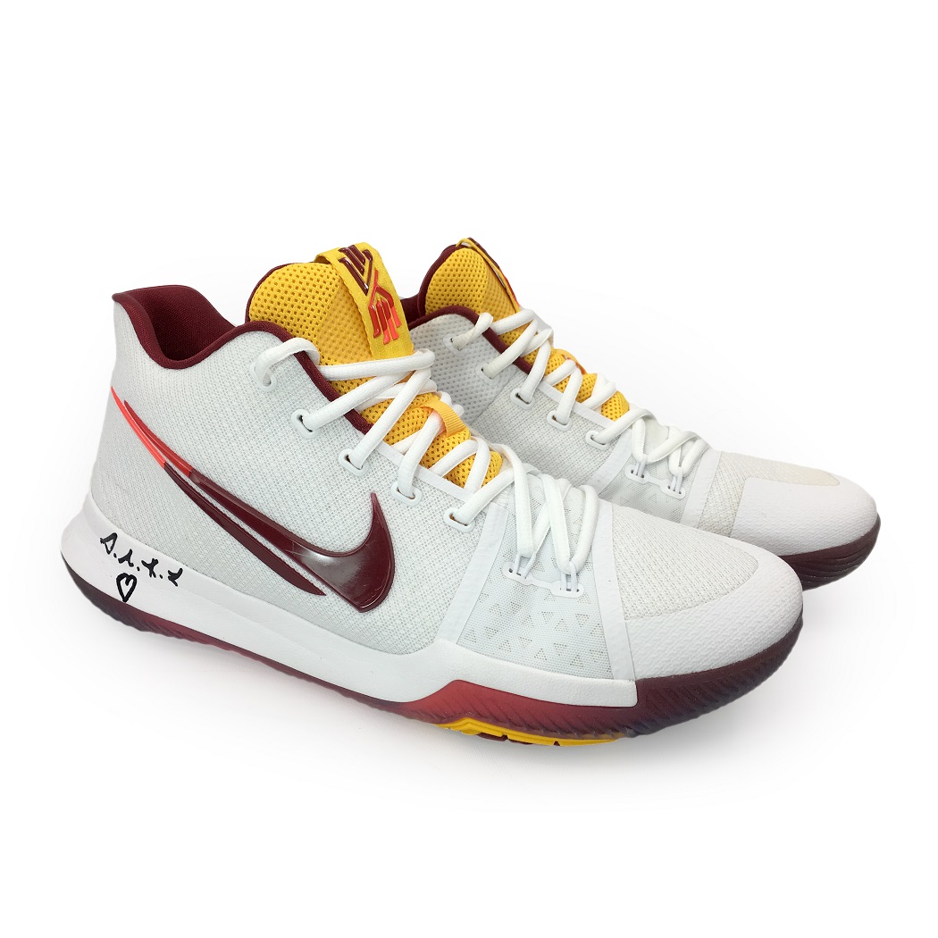 Lot - Kyrie Irving 5/25/2017 Cavaliers ECF Playoff Game Used Nike Sneakers - Photo Matched (RGU LOA)