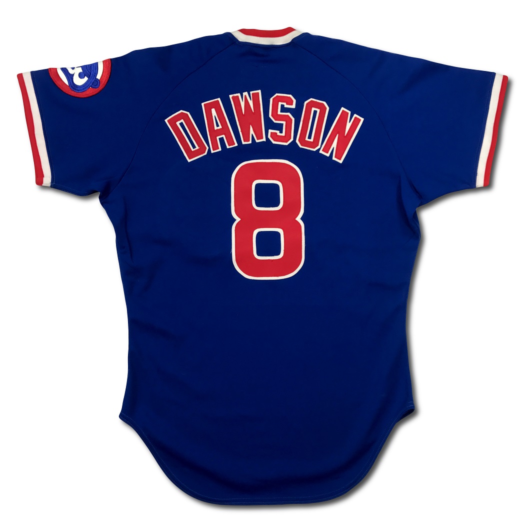 Andre Dawson Jersey - Chicago Cubs 1987 Home Vintage Throwback MLB