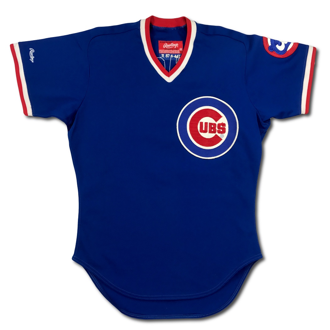Shop Mitchell & Ness Chicago Cubs Andre Dawson 1987 Authentic Jersey  ABPJ3075-CCU87ADAROYA blue