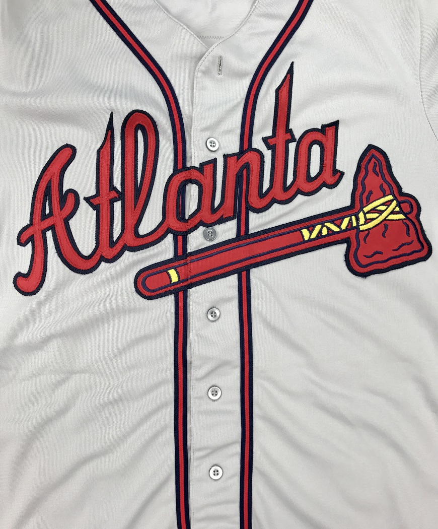 Lot Detail - Deion Sanders 1992 Atlanta Braves Game Used Road Jersey -  Great Wear (HA LOA)