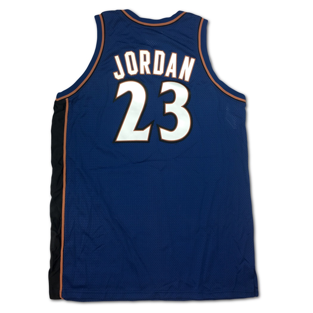 Lot Detail - Michael Jordan 2001-02 Washington Wizards Game Worn Jersey  (9/11 Ribbon Patch, Grey Flannel LOA)