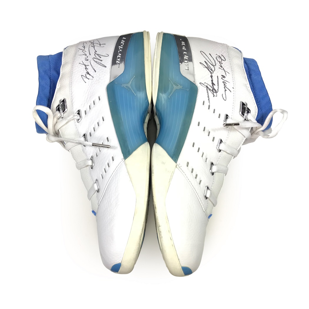 Lot Detail - Michael Jordan 2001-02 Washington Wizards Game Used & Signed  Shoes/Sneakers (JSA/NBA Ref LOA)