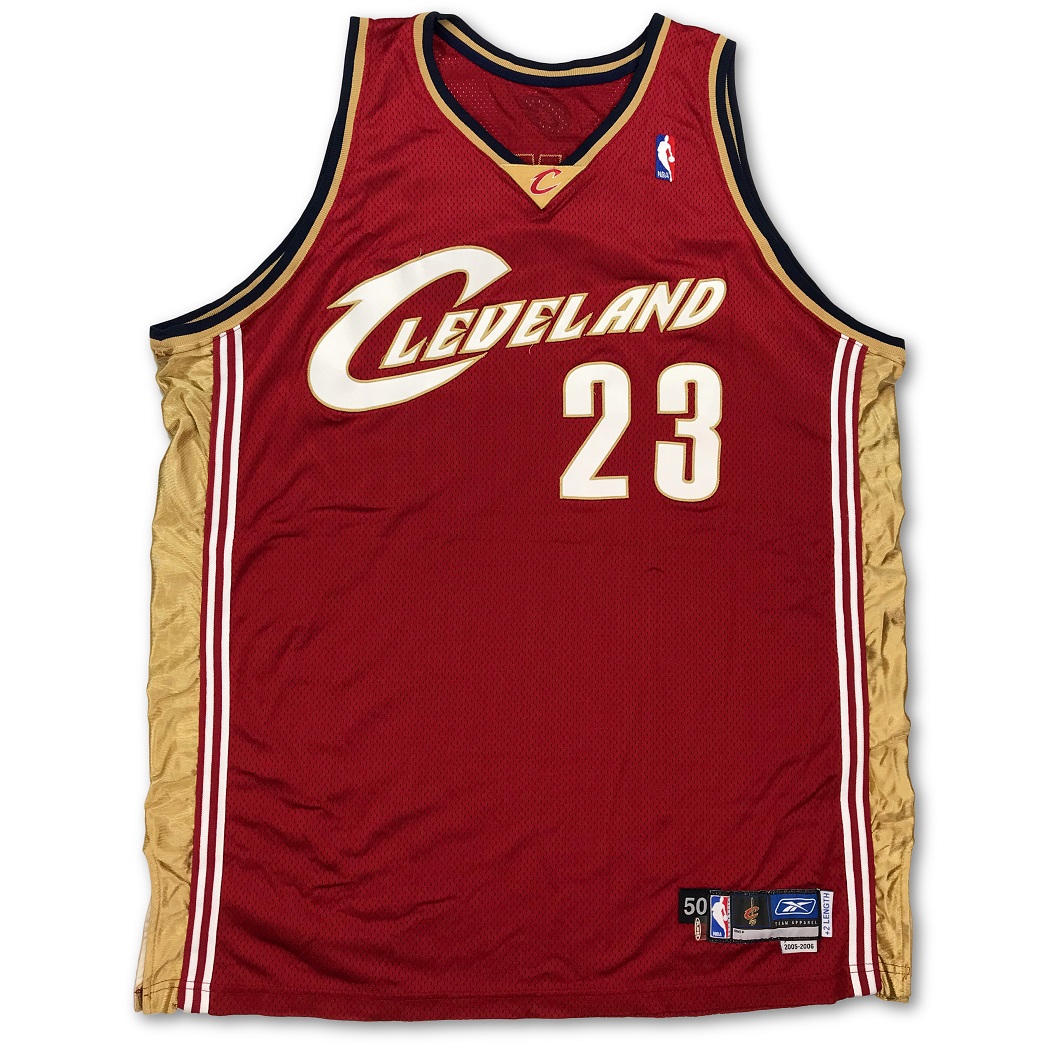 Lot Detail - LeBron James 2005-06 Cleveland Cavaliers Game Used Road Jersey  - Excellent Wear, Perfect Grade (MEARS A10)