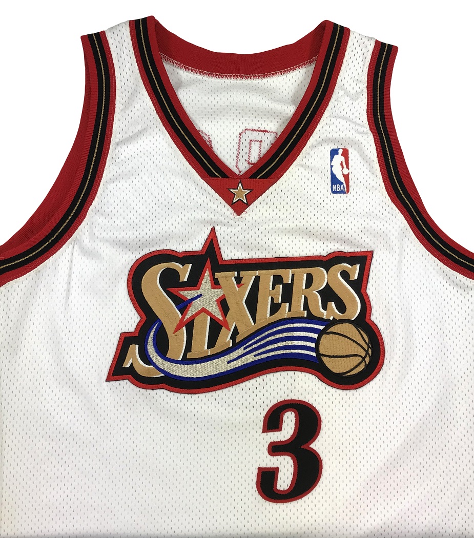 Lot Detail - Allen Iverson 2001-02 Philadelphia 76ers Game Used Alternate  Jersey