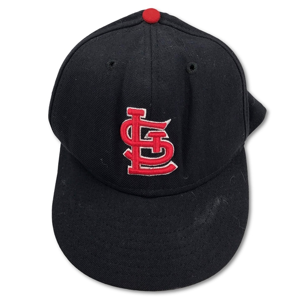 Mark McGwire St. Louis Cardinals Game Used Baseball Hat