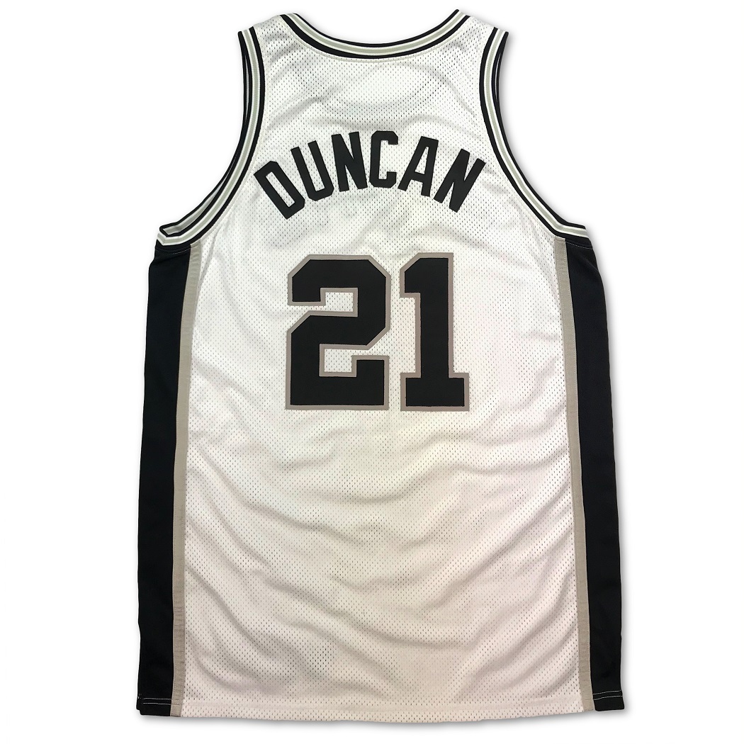 2000 Tim Duncan Team USA Game used Basketball Jersey - Mears Loa
