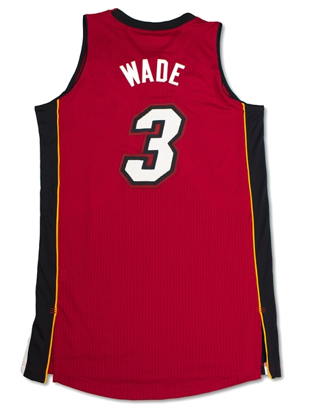 Dwyane Wade 2013-14 Miami Heat Game Used Road Jersey (Miedema LOA)