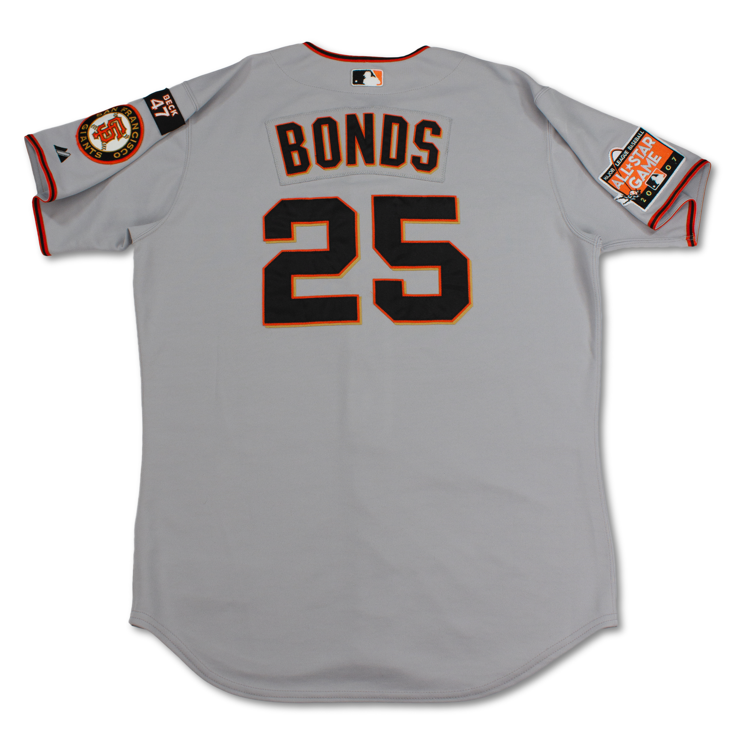 Lot Detail - Barry Bonds 2007 San Francisco Giants Game Used Jersey & Long  Sleeve Undershirt (Miedema LOA)