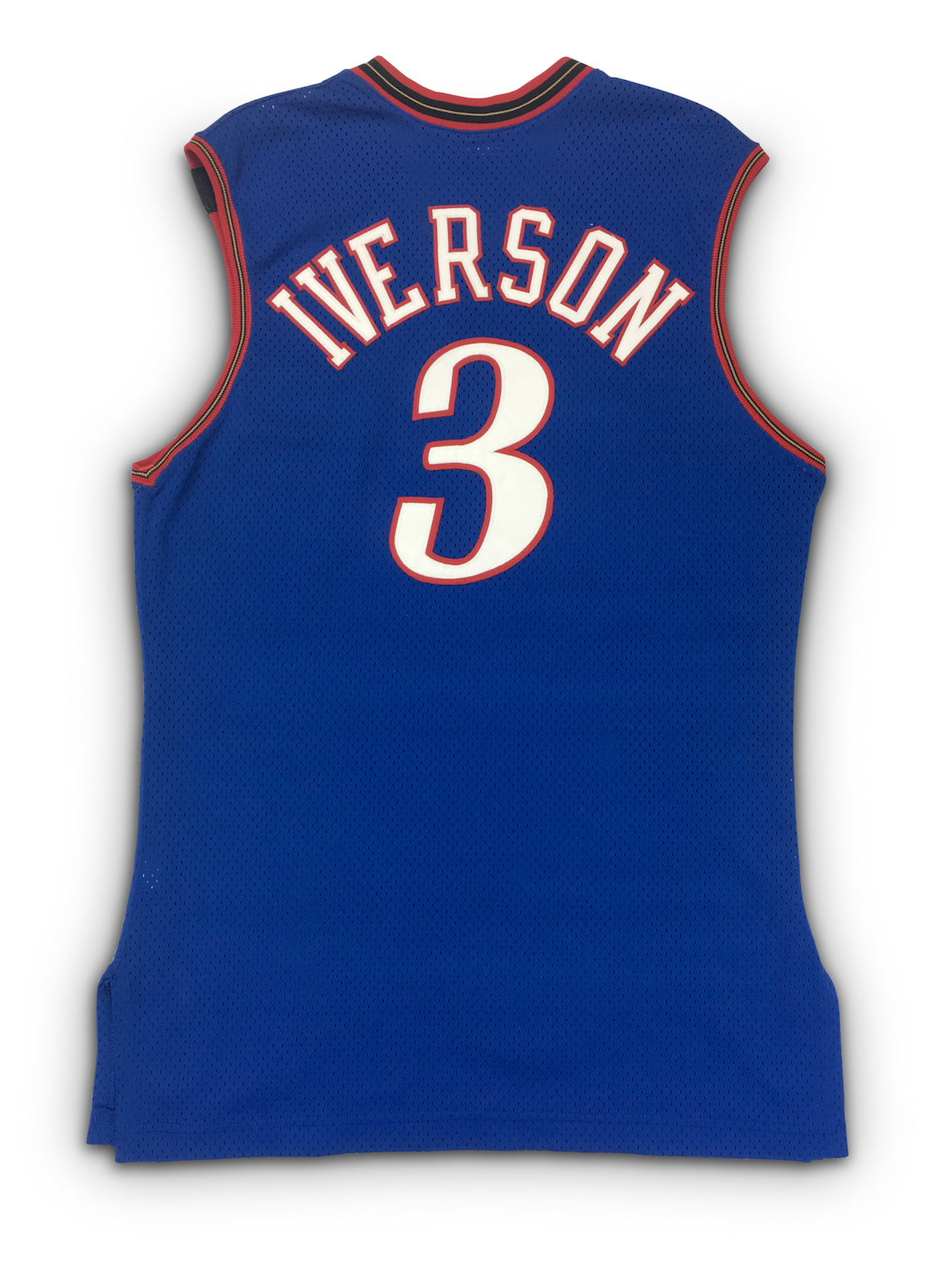 Lot Detail - 2009-2010 Allen Iverson Game Used Philadelphia 76ers Red Road  Jersey