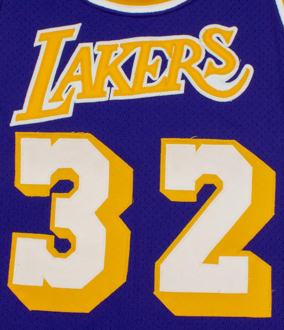 Magic Johnson's Official LA Lakers Jersey - Signed by Johnson and Bryant -  CharityStars