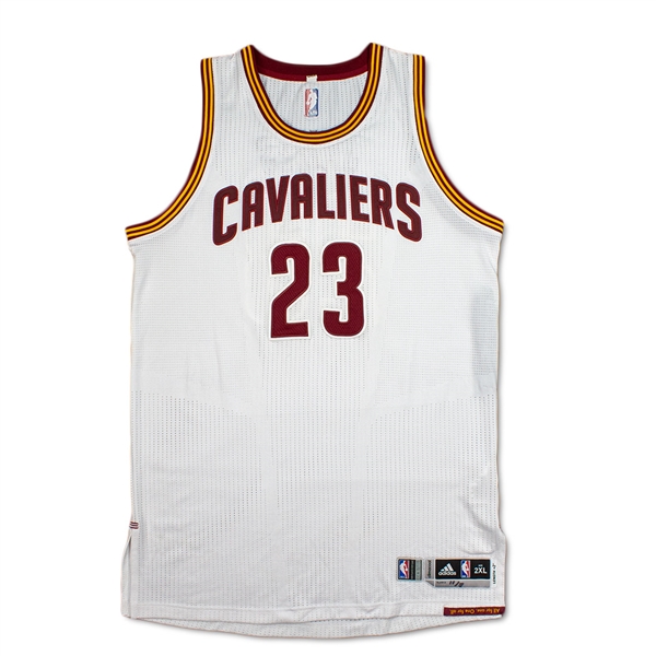 LeBron James Photo Matched 2014-15 Cleveland Cavaliers Game Worn Home Jersey (NBA/Meigray/MEARS A10 LOA)