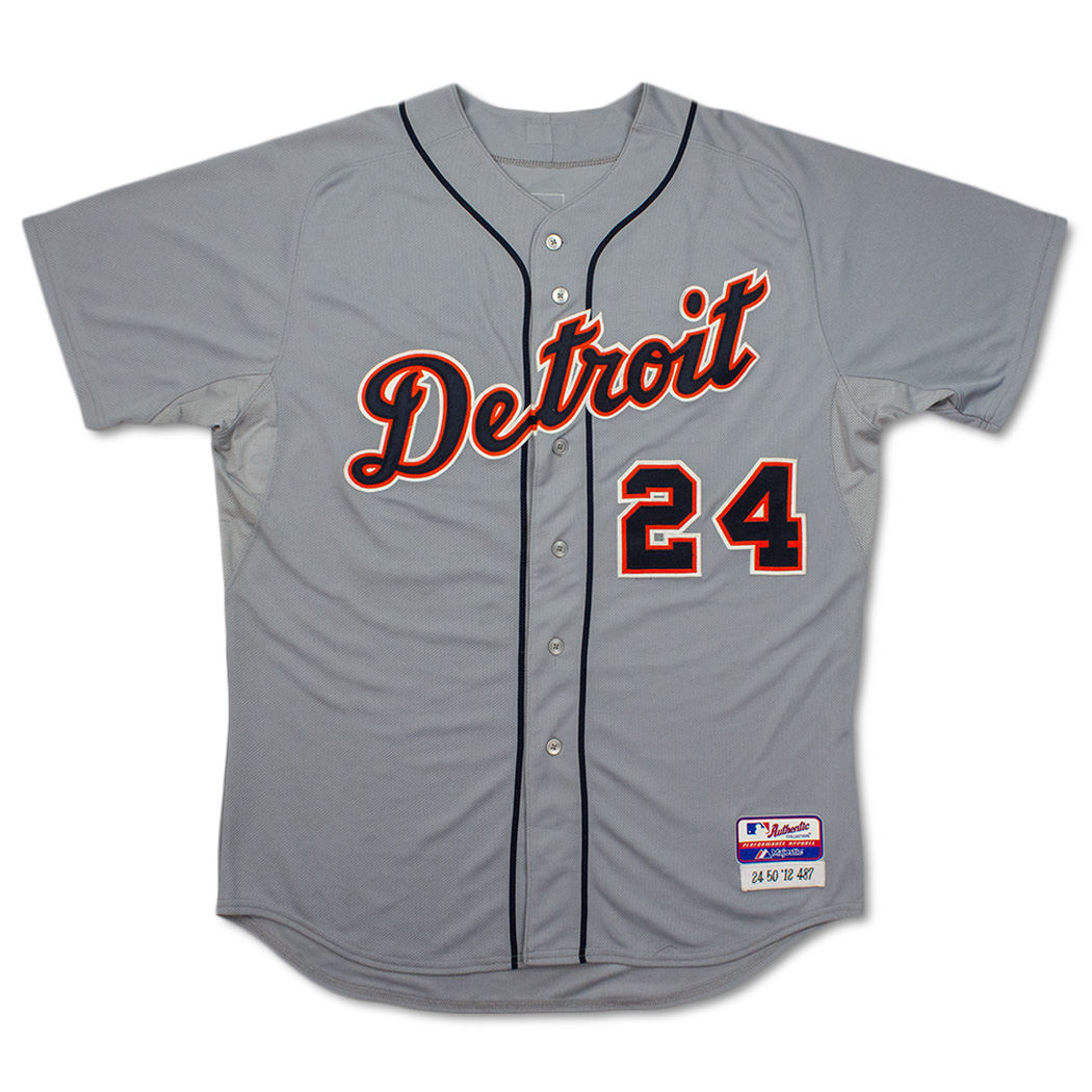 Miguel Cabrera Signed 2012 Detroit Tigers Game-Used Jersey Inscribed  Triple Crown 2012 & Game Used (PSA LOA & Mears LOA)