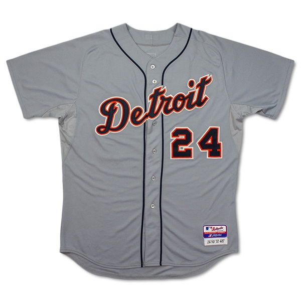Miguel Cabrera 2012 TRIPLE CROWN Game Used & Signed Detroit Tigers Road Jersey - MVP Season (PSA/MEARS A10/Miedema)