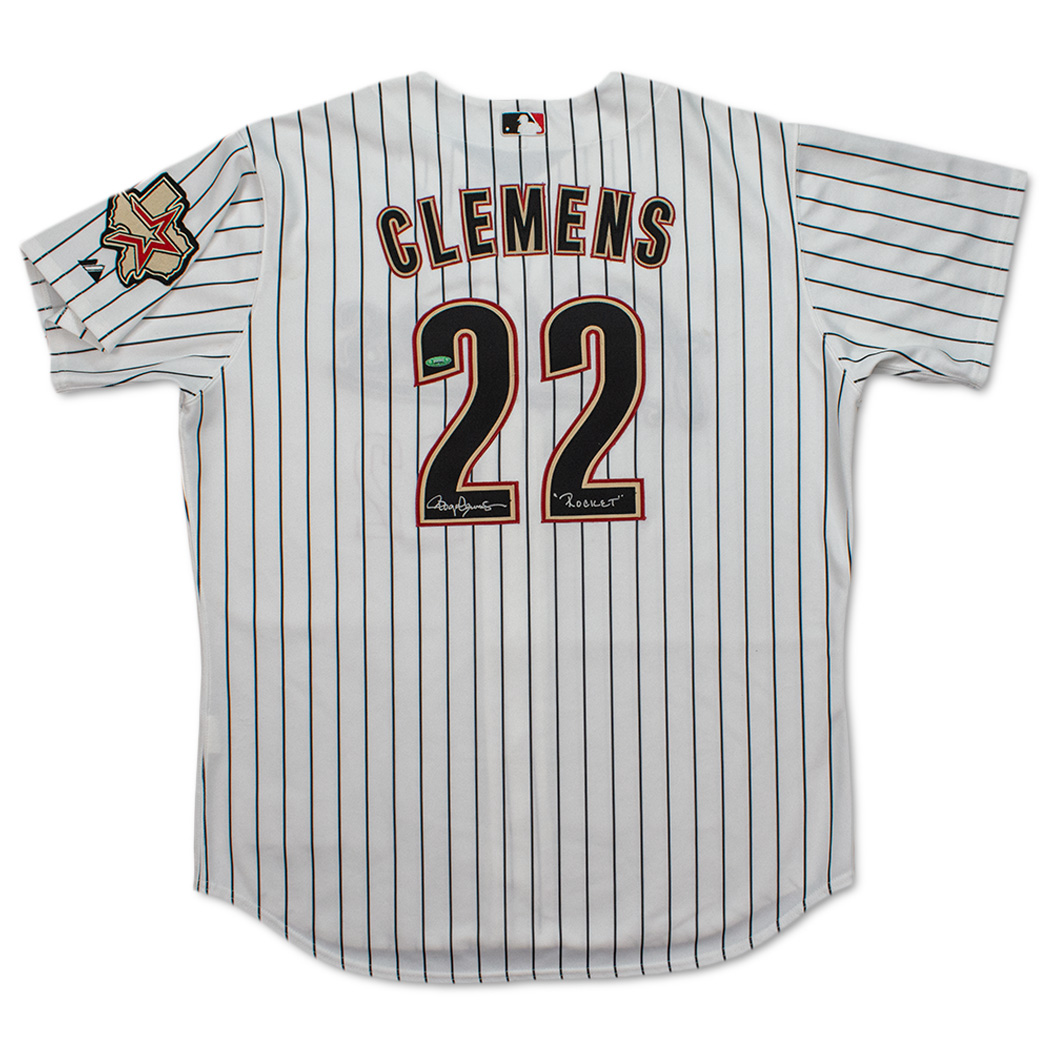 Lot Detail - 2000 Roger Clemens New York Yankees Game-Used & Autographed  Home Jersey (MLB Authenticated)
