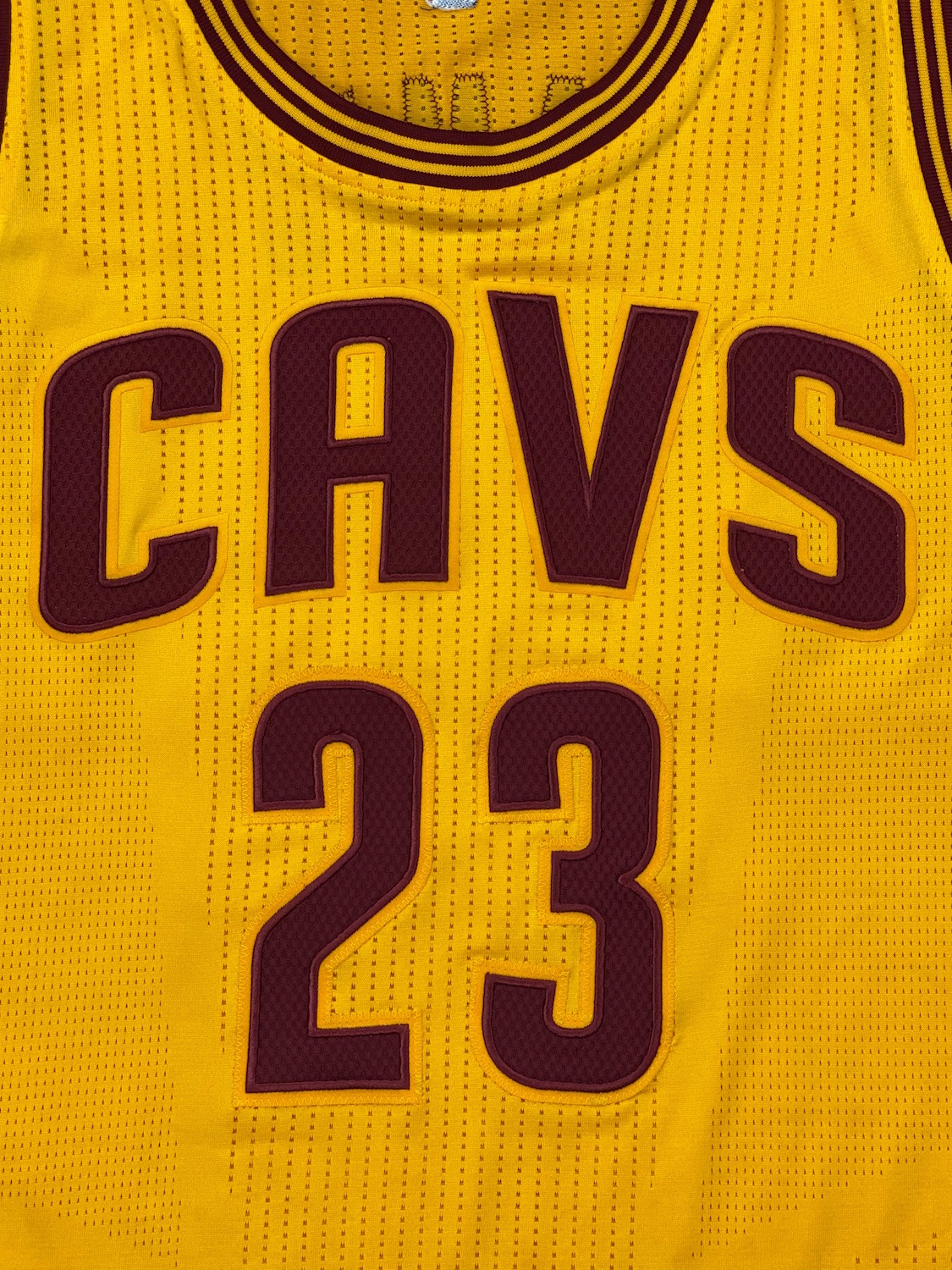 Jersey for the Cleveland Cavaliers worn and signed by LeBron James
