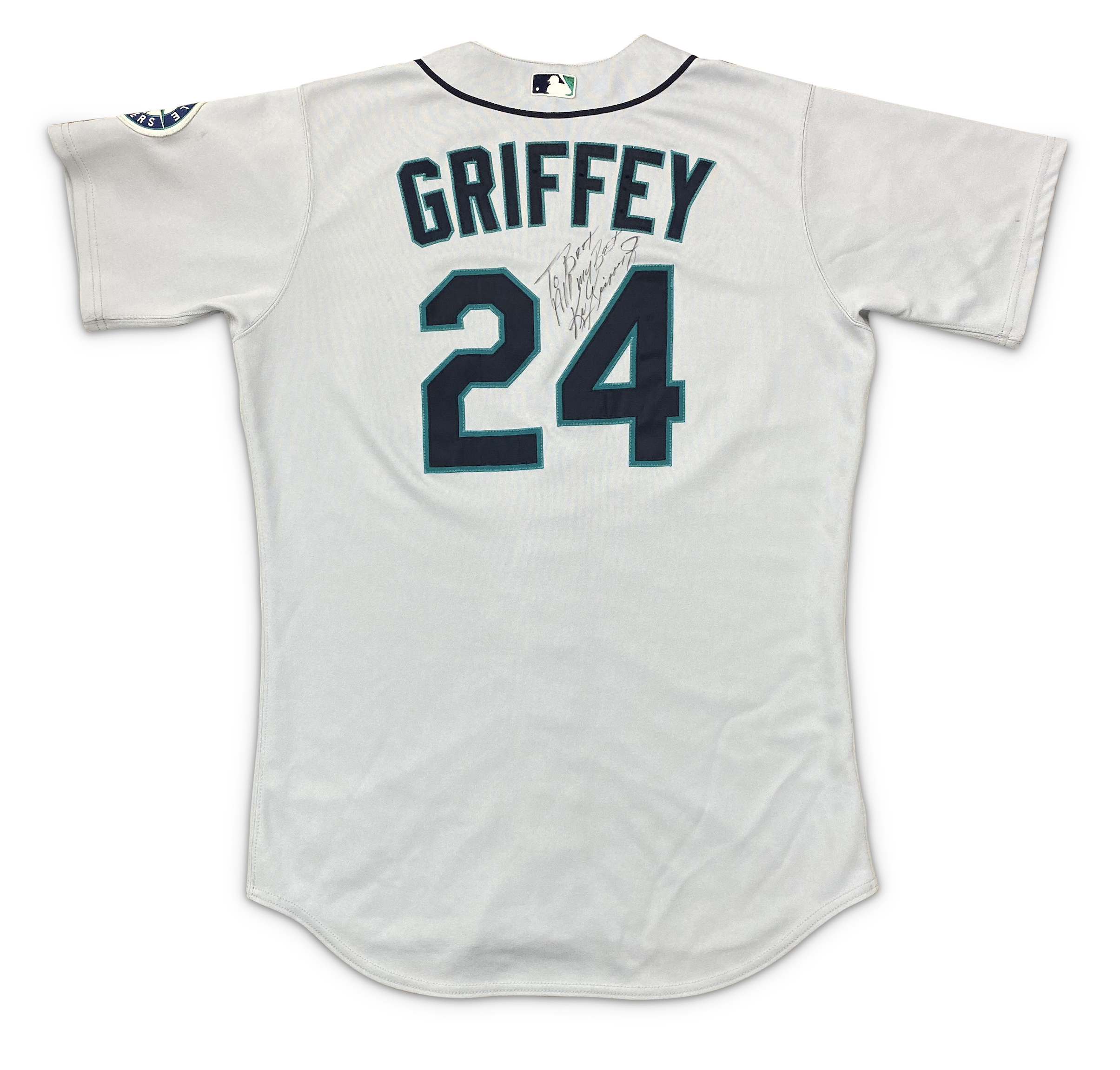 KEN GRIFFEY JR game used jersey (3) LOA'S Seattle Mariners