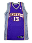 Steve Nash 2007-08 Phoenix Suns Team Issued Road Jersey - Name Change