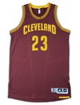 LeBron James 2016-17 Cleveland Cavaliers Game Worn Road Jersey - Evident Game Use, Team Sourced (RGU Grade 10)