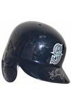Ken Griffey Jr. 1996 Seattle Mariners Game Worn & Signed Batting Helmet (JSA,GF LOA)
