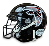 Austin Hooper Atlanta Falcons Game Worn Helmet 2019 Season and Pro-Bowl - Photo Matched (ACC LOA)