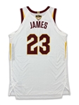 LeBron James 2018 Cleveland Cavaliers Issued NBA Finals Home jersey