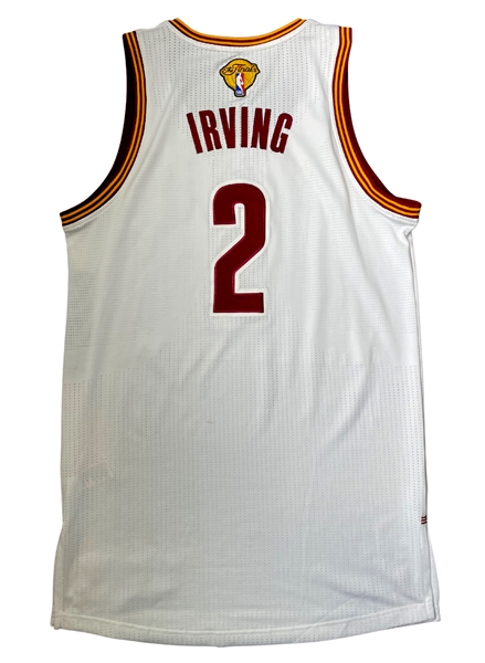 Kyrie Irving 6/10/2016 NBA Finals Game 3 Cleveland Cavaliers Game Worn Home Jersey - 34 Point Performance in Historic Comeback from being down 3-1 (RGU Photo Match LOA)