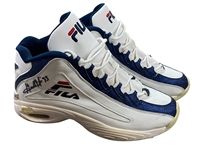 Grant Hill 1996-97 Game Used & Signed Fila Sneakers - Grant Hill LOA