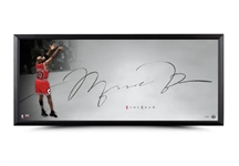 Michael Jordan Autographed/Signed The Show “Shot of Silver” LE 123 UDA Upper Deck