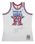 Michael Jordan Autographed/Signed 1991 NBA All-Star Game Mitchell & Ness Jersey LE 123 - UDA / Upper Deck