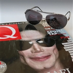 Michael Jacksons Iconic Roberto Cavalli Aviator Sunglasses: Cover of "Q" Magazine - Juliens & Knaisz Provenance