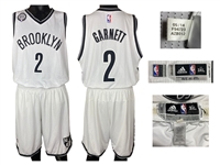 Kevin Garnett 12/5/2014 Brooklyn Nets Game Used Jersey & Shorts