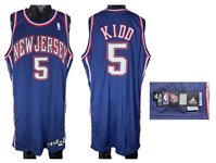 Jason Kidd 2006-07 New Jersey Nets Game Worn / Issued Road Jersey