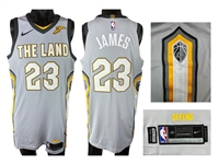 LeBron James 2017-18 Cleveland Cavaliers "THE LAND" Team Issued Jersey - Rare Edition