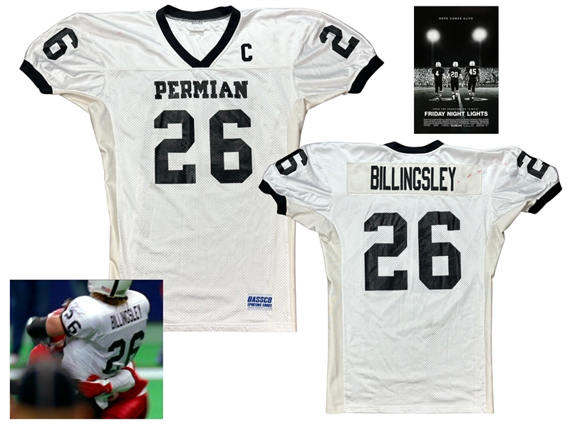 Garrett Hedlund "Don Billingsley" Screen Worn "Friday Night Lights" Game Day Jersey - Premiere Props / Universal Pictures LOA