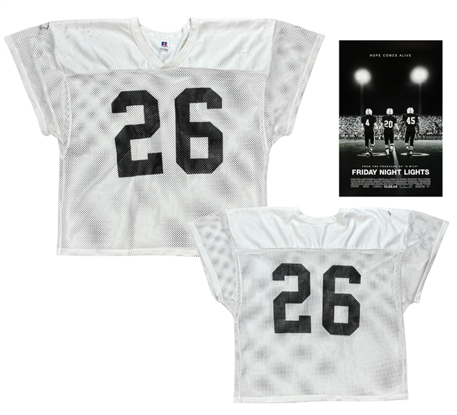 Garrett Hedlund "Don Billingsley" Screen Worn "Friday Night Lights" Football Practice Jersey - Premiere Props / Universal Pictures LOA