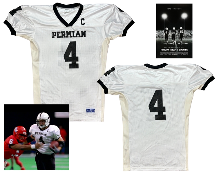Jay Hernandez "Brian Chavez" Screen Worn "Friday Night Lights" Game Day Jersey - Premiere Props / Universal Pictures LOA