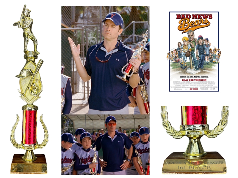 South Valley League 1st Place Screen Used "Bad News Bears" Championship Trophy - Premiere Props / Universal Pictures LOA