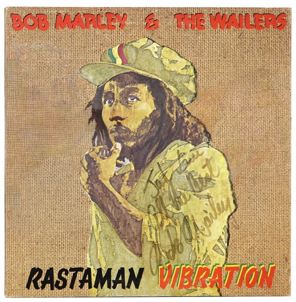 Bob Marley Signed "Rastaman Vibration" Album (JSA & REAL)