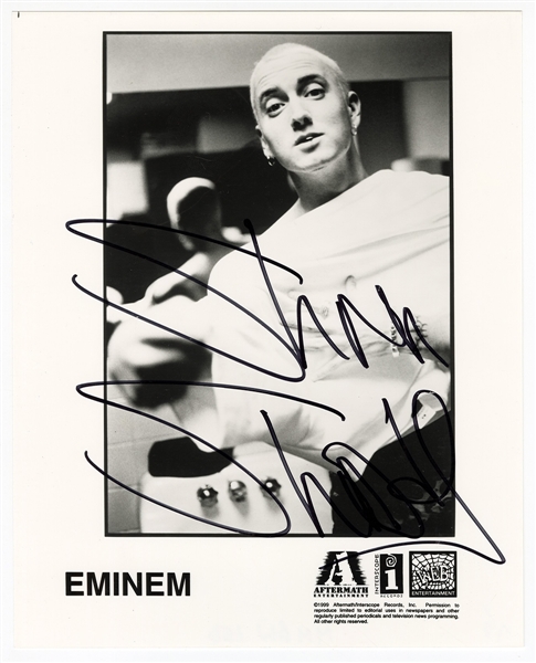 Eminem Slim Shady Vintage Signed Promotional 8x10" Photograph (JSA)