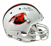 Terry Baker Signed and Inscribed Authentic Oregon State Full Size Helmet (JSA COA)