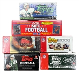 (5) Complete Football Card Sets - 1990 Score, 1999 Topps, 2003 Topps, 2006 Topps,  2007 Topps & 2008 Topps Sets