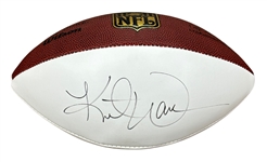 Kurt Warner Signed White Panel NFL Football (JSA Sticker)