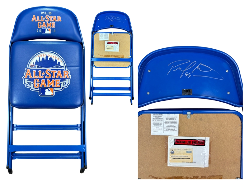 Paul Goldschmidt Signed 2013 All-Star Game Used Locker Room Chair (Steiner/MLB) - LE 1/1