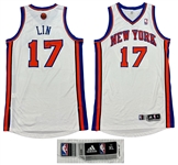 Jeremy Lin 2011-12 New York Knicks PHOTO MATCHED Game Worn Jersey - Lin"Sanity" Era -  LAST GAME AS A KNICK! - 2 Games (RGU)