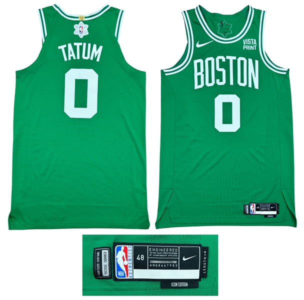 Jayson Tatum 2023-24 Boston Celtics TEAM ISSUED "City Edition" CHRISTMAS DAY Road Jersey